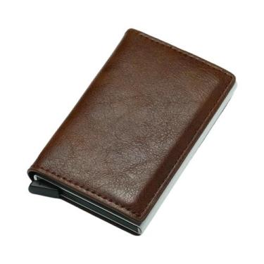 Imagem de Carteira Minimalista Para Cartões De Crédito Em Fibra De Carbono Preta