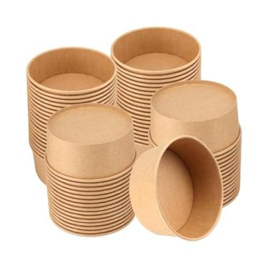 Imagem de yvsay Tigelas de papel descartáveis, 100 peças, tigelas de sopa descartáveis para alimentos quentes/frios, sopa