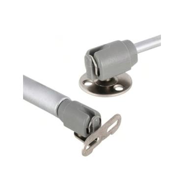 Imagem de Kit 2 Pistão à Gás Com Amortecedor Para Porta Armário Cozinha Abre Para Cima (80N)