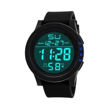 Imagem de Relógio Esportivo Digital Luminoso À Prova D'água Masculino, Relógio D