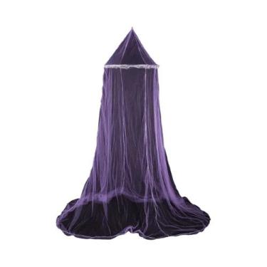 Imagem de Mosquiteiro Estilo Princesa Com Teto Em Cúpula, Proteção Para Cama De 