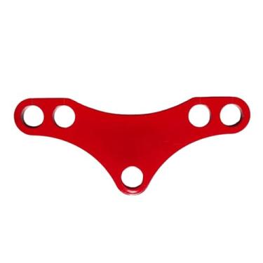 Imagem de Colaxi Placa adaptadora dupla para simples para puxador de cabos, com múltiplas pegas, fácil de usar, acessório para máquina de cabos.