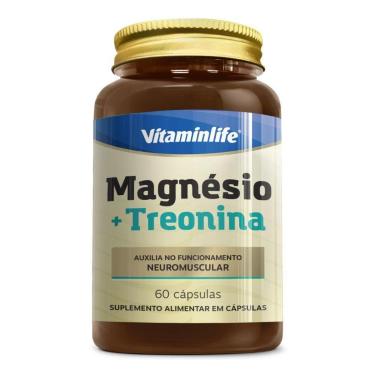 Imagem de Treonato Magnesio L-Treonina 60 Capsulas - Vitaminlife-Unissex