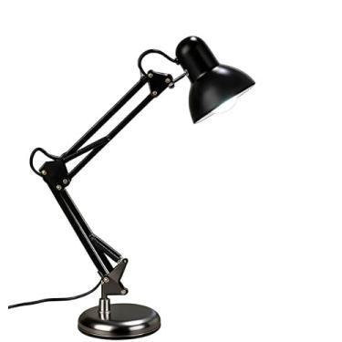 Imagem de Lâmpada de Leitura de Metal Longa Ajustável, Luz da Mesa do Clipe de Proteção para Os Olhos para Estudo, Lâmpada de Braço Longo, Bordado, Trabalho de Reparo, Dissipação de Calor