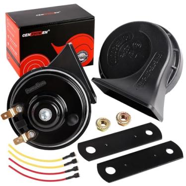 Imagem de buzinas de carro 12 V alto [pacote com 2] - buzina de caminhão - à prova d'água - tweeter/baixo, acessórios gerais, caracóis elétricos para carros, motocicletas, componentes eletrônicos alternativos