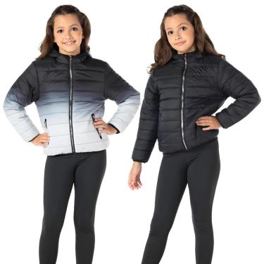 Imagem de Jaqueta Vrasalon Agasalho Infantil Dupla Face Degrade Feminina-Feminino