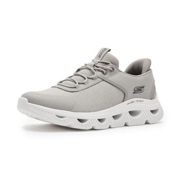 Imagem de Skechers Tênis masculino Bobs Arc Waves-Slick Turn Slip-ins, Cinzento-acastan, 41