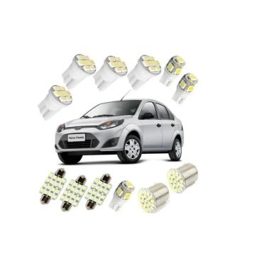 Imagem de Kit Lâmpada Led Ford Fiesta 2008 2009 2010 2011 2012 2013