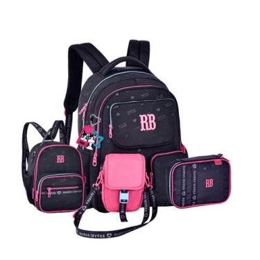 Imagem de Mochila De Costas 2 em 1 Lancheira Rebecca Bonbon Estojo - Clio Style