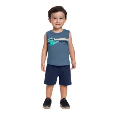 Imagem de Conjunto Regata Dino Bermuda Bee Loop-Masculino