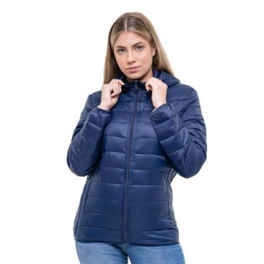 Imagem de Jaqueta Feminina Puffer Nylon Impermeável Blusa Frio P/neve - Gresco, 