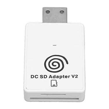 Imagem de Luqeeg Adaptador de Leitor de Cartão de Memória Leitor de Cartão de Armazenamento Plug and Play Profissional Durável para Dreamcast 128 GB de Memória para Acessórios de Console de Jogos