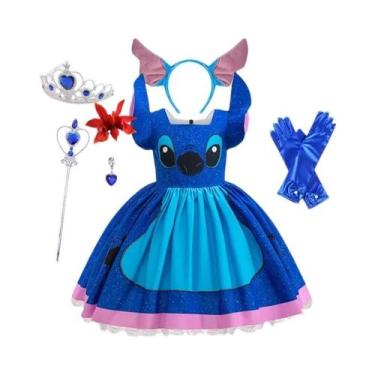 Imagem de Vestido De Cosplay Lilo E Stitch Para Meninas, Fantasia De Aniversário