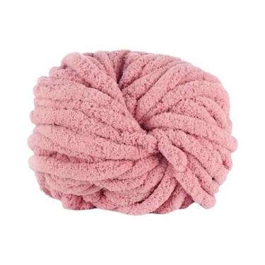 Imagem de Fio Chenille Colorido Macio De 250g Para Tricô Grosso, Ninhos Para Ani