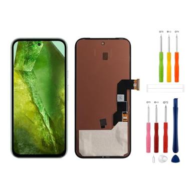 Imagem de SwarKing Substituição de tela LCD OLED compatível com Pixel 8A GKV4X G6GPR G8HHN G576D Montagem digitalizador de tela sensível ao toque com ferramentas de reparo - suporte a impressão digital