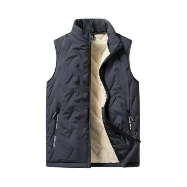 Imagem de Colete Masculino plus Size De Algodão, Moda Casual De Outono Inverno, 