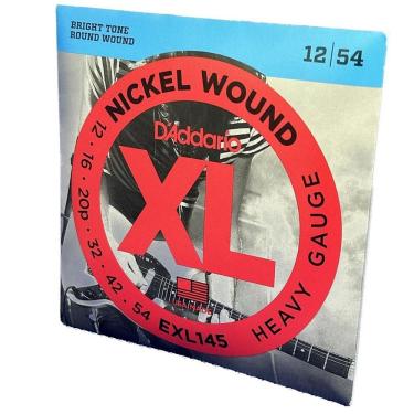 Imagem de Encordoamento Guitarra 12-54 Exl145 D`Addario Nickel Wound
