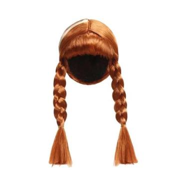 Imagem de Peruca De Cosplay Para Meninas Princesas Rapunzel Elsa Anna Jasmine Se