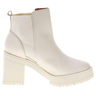 Imagem de Bota Feminina Salto Bloco Napa Branco Off Vizzano 3091.100