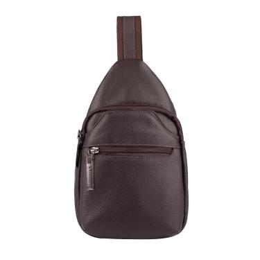 Imagem de Mini mochila transversal de couro Jeff