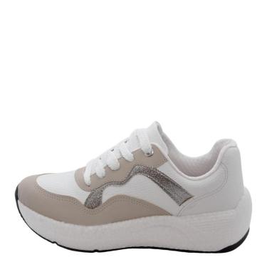 Imagem de Tênis Feminino Beira Rio REF: 4327102 NAPA FLOATHER-NOBUCK-METAL-Feminino