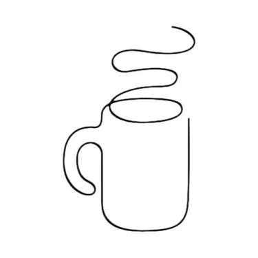 Imagem de Pintura Abstrata Em Tela Preto E Branco, Arte De Parede Minimalista Nó