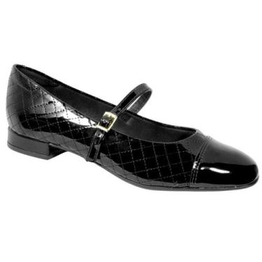 Imagem de Scarpin Beira Rio Sapato Feminino Salto Baixo 4318.103, Preto, 36