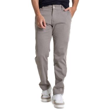 Imagem de Calça Sarja Sawary Slim - 282126 - Caqui 48-Masculino