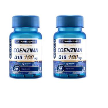 Imagem de Kit 2 Suplemento Coenzima Q10 100mg 30 Cápsulas -Catarinense