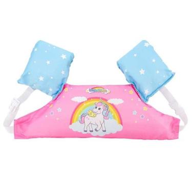 Imagem de Colete infantil flutuador Unicórnio 56x18 - DM BRASIL