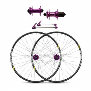 Imagem de Par de Rodas Vzan Extreme Pro Aro 29 Disco MTB Alumínio Com Cubos Baru