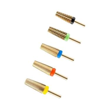 Imagem de Conjunto De Brocas De Aço De Tungstênio Com Revestimento Dourado E Str