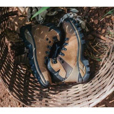 Imagem de Bota Adventure Couro Legítimo Coturno Cano Alto Com C.a FARMFUN - Via 