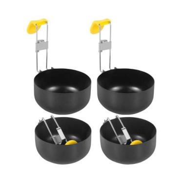 Imagem de Conjunto De 4 Panelas Antiaderentes De Aço Inoxidável Para Cozinhar Ov