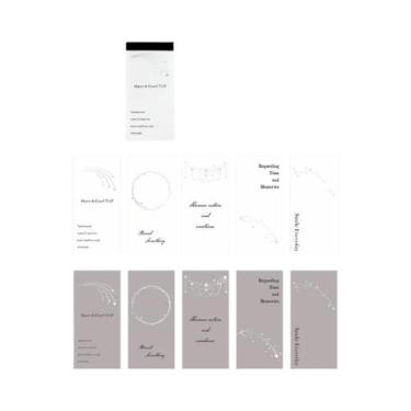 Imagem de Conjunto De Blocos De Notas Em Papel Metalizado Dourado E Prateado Com