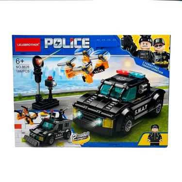 Imagem de Blocos de Montar Carro S.W.A.T 188 pçs 8626 - Dorémi