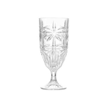Imagem de Taça De Cristal Palm Tree Coqueiro Transparente 450ml Wolff