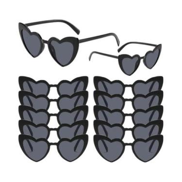 Imagem de Óculos De Sol Femininos Em Formato De Coração, Design Vintage, 12-16 P
