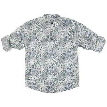 Imagem de Camisa Juvenil Look Jeans Bata Floral - 10 - AZUL-Masculino