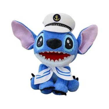 Imagem de Boneco Marinheiro Navy Stitch 25-30cm, Brinquedo De Pelúcia, Almofada 