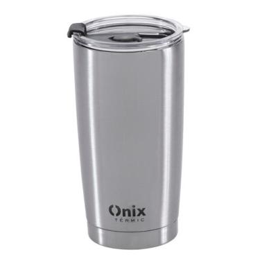 Imagem de Copo Termico Aço Inox 580ml Parede Dupla A Vácuo Onix - Onix Termic