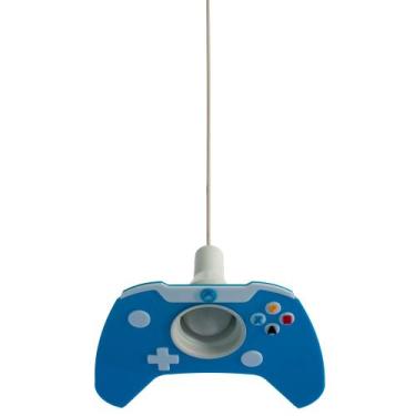 Imagem de Luminária Pendente Para Quarto Controle Game Xbox, Azul, Bivolt