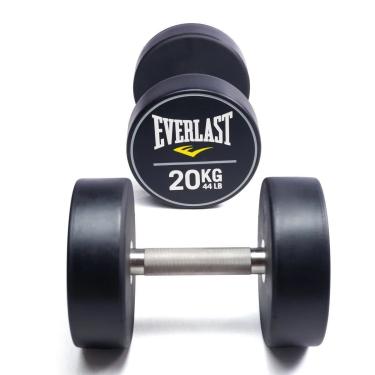 Imagem de Dumbbell PU Everlast Inox - 20Kg-Unissex