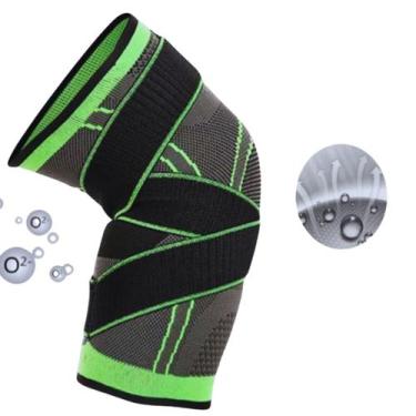 Imagem de Kit 2 Joelheiras De Compressão Ortopédica Tensor Alívio De Dor No Joel