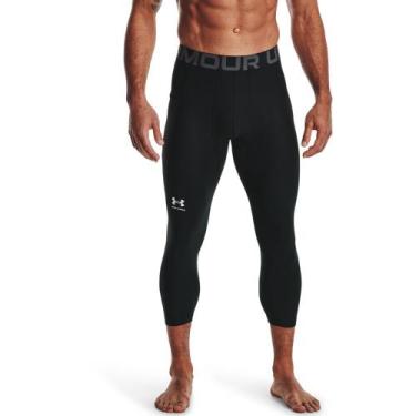 Imagem de Calça Legging Compressão de Treino Masculina Under Armour HeatGear 3/4