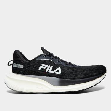 Imagem de Tênis Fila Racer Speedzone Masculino, Preto, Cinza, 39