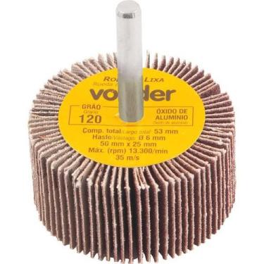 Imagem de Roda de Lixa 50x25mm com Haste G120 - Vonder