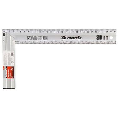 Imagem de Esquadro Mtx Aluminio 30...... - MUNDO DAS FERRAMENTAS, Alumínio, 1 un