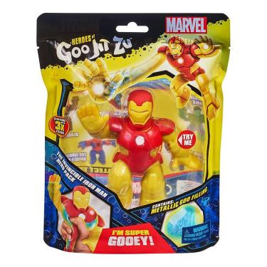 Imagem de Boneco Elástico Invencível Homem De Ferro - Goo Jit Zu