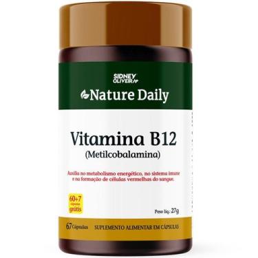 Imagem de Vitamina B12 Metilcobalamina Nature Daily 67 Cápsulas Sidney Oliveira